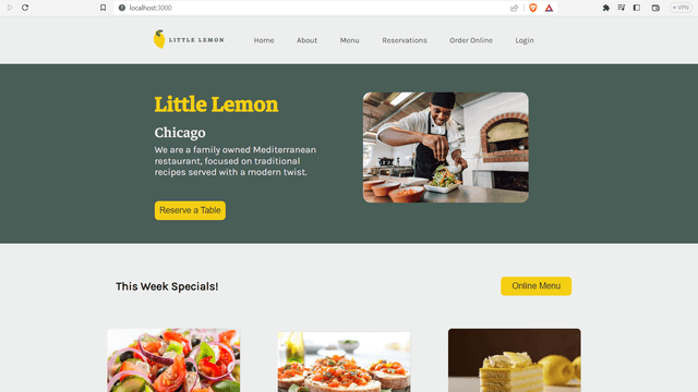 Restaurant Website