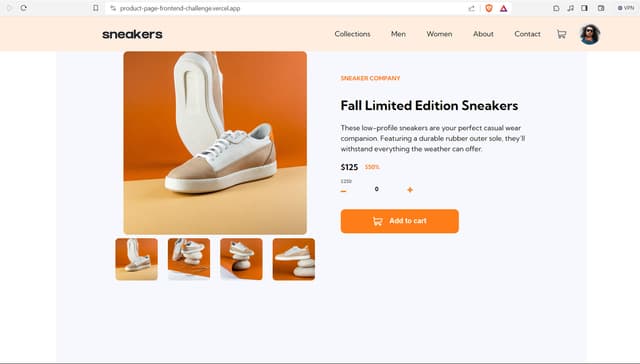 E-commerce challenge de Frontend Mentor