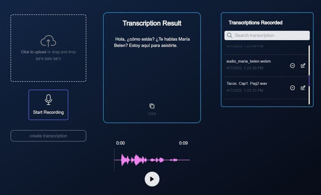 Transcription App